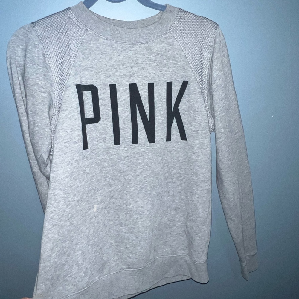 Victoria Secret PINK Grey Crewneck: XS